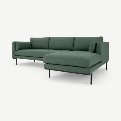9a432f2a7e559398f088eb2268b7992589b09b1de12e548eb1aa9b056e64e310-1.png An Image of Harlow Right Hand Facing Chaise End Corner Sofa, Darby Green