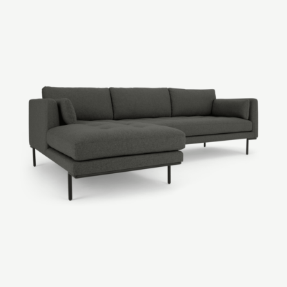 a1fa2fc291702693e19ea04e1ce045352f1b1b5db67a7bb72a2946d5b764ef91-1.png An Image of Harlow Left Hand Facing Chaise End Corner Sofa, Hudson Grey