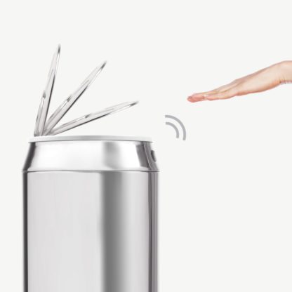 ab9d895c5dd321b0bda2ff9438b3e51009dfeb063e829a6177fadef2b1416274.jpg An Image of Sense Can Touch-Free Sensor Bin 42L, Stainless Steel