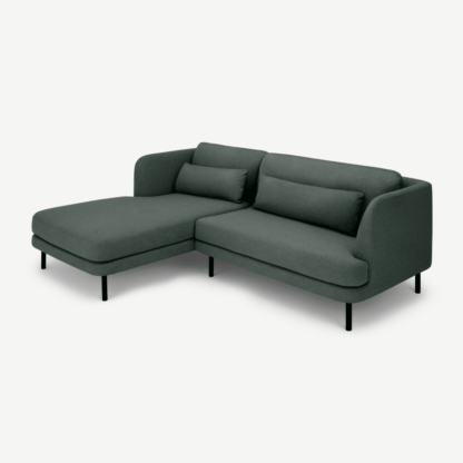 b5033012a735b0057535b60d69e8e4c039f440c0cd412fd2e468e5a13bbb3689-1.png An Image of Herman Left Hand Facing Chaise End Corner Sofa, Woodland Green