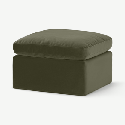 c15141785db97e2c1b340b5521a2c4a3714c7241162ed203180da754a01c3797.png An Image of Samona Single Ottoman Sofa Bed, Pistachio Green Recycled Velvet