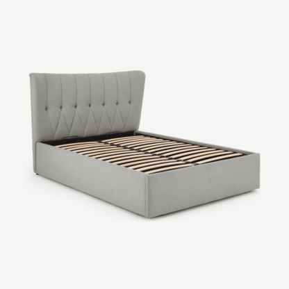 ca7e8b6bb48c2cc8393461e0b2ee8a3a75cd54802cc5c4361ef2ebcc7c4af303.png An Image of Charley Double Ottoman Storage Bed, Hail Grey