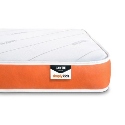 d076db370687c61128850b61f3361b1a9533b508ba548c018c8d8ab6acab3da1.jpg An Image of Jay-Be Simply Kids Foam Free Spring Mattress - 3ft Single (90 x 190 cm)