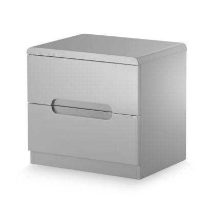 d0fa5b5fbafc883b37005b9e8740ec670ce2625d964509743c85e6d611a4b63c.jpg An Image of Manhattan Grey 2 Drawer Bedside Table