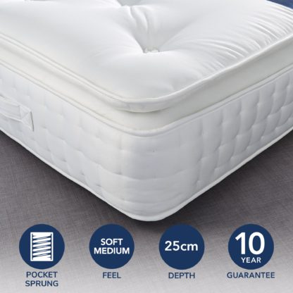 de44017edd3be43575ef0aed0708d687d8702f7f48a644a245a39655ababb299.jpg An Image of Fogarty Dreamy Comfort Pillow Top 1000 Pocket Sprung Mattress Yellow