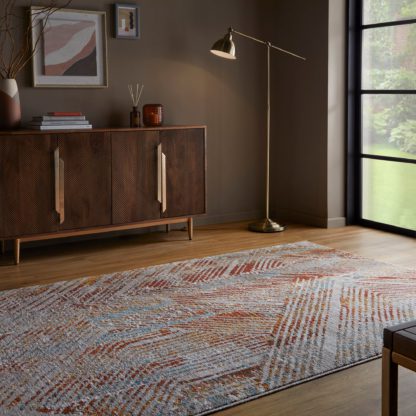 e8d29920b64ed1aab54c16a09c2f733783f25664e73464ec34e702c7330da9cd.jpg An Image of Ines Linear Rug MultiColoured