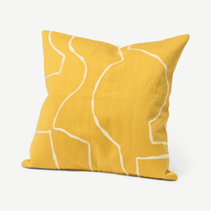 efeab645f8743b1d4eaf613c6a5b4bf7269c5b4f401cb94b231827056702abbe-1.png An Image of Nuwan Embroidered Cushion, 50 x 50 cm, Soft Yellow