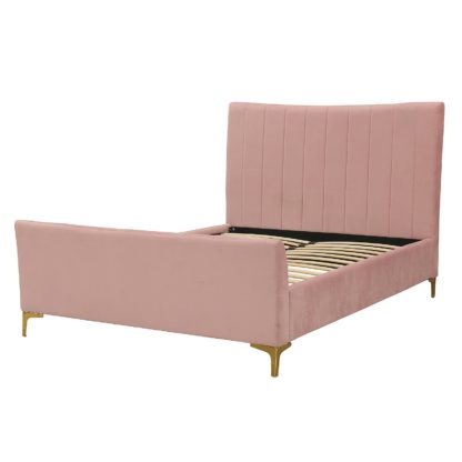 ff9bb9f2e83b18a4a94a9c4b097740e342473b346db08766da645d7ee6d89e3e.jpg An Image of Donna Deco Double Bed - Navy