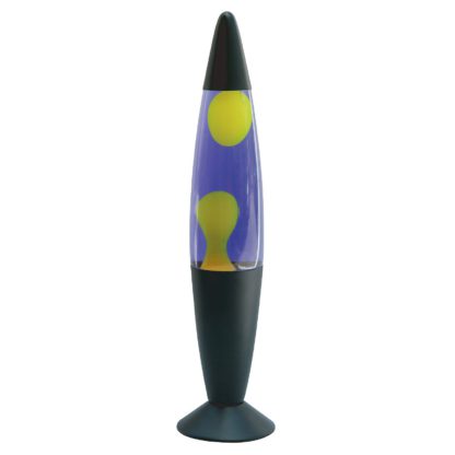 03ea1f4bc304cabcd3320092e50d6fe3bed81665288f95132f9d7978796e8299.jpg An Image of Lava Lamp - Matte Black, Purple and Yellow