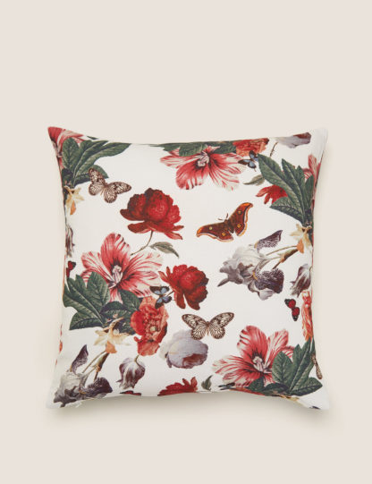 08f86122d9107691ec4dd6f9c79083f532da569e60c230f5f5afc472386b0f02.jpg An Image of M&S Pure Cotton Butterfly Cushion Cover