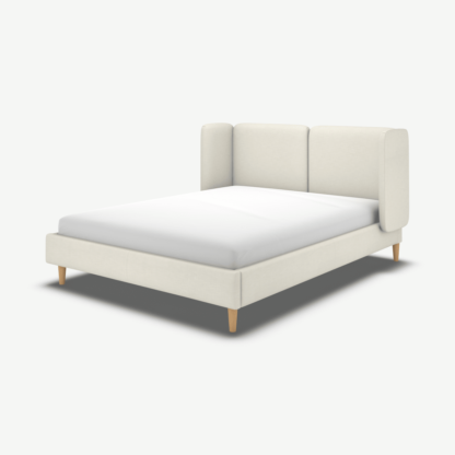0eb7c2f8723f16d53eaeaf267ab9a74e1460aa21684022995d39d8d512e922b7-2.png An Image of Ricola Super King Size Bed, Putty Cotton with Oak Legs