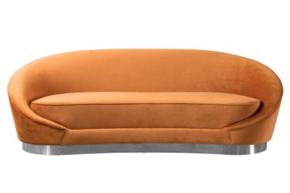 151469328204da531cc8d11e611b3ae19e8705bbad3df2202183e5e596ca6c7b.jpg An Image of Selini Three Seat Sofa - Pumpkin