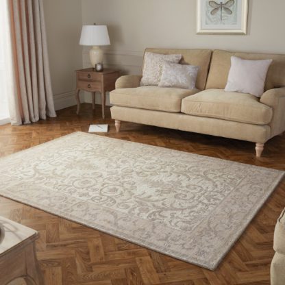 36658731a2a71bc20a27f10e0f53a3205fb3b9b8ab8f8aafead63afb855c16b7-1.jpg An Image of Dorma Regency Chenille Rug Natural
