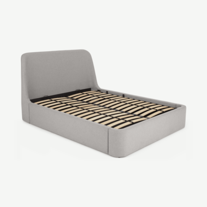3685f5b4053b07858e77f0e1357687e05f486bd6de33e1355a35a81048d031e3.png An Image of Hayllar Double Ottoman Storage Bed, Cool Grey
