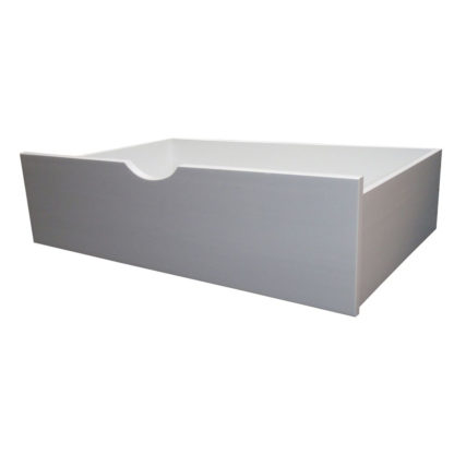 OLYMPUS DIGITAL CAMERA An Image of White Wooden Pine Underbed Storage Drawers - Pair