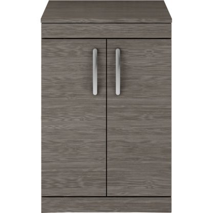 3c04eeac2448ab63377e5d2b77e0dfde93e40a770a781f78953cee44344da88c.jpg An Image of Balterley Rio 500mm Freestanding 2 Door Vanity With Worktop - Driftwood