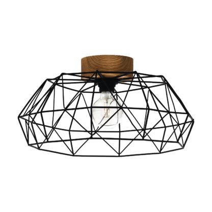 41230dd38f33b09d9b298930326ccb42776e76d06a4cc662690e32d3895050eb.jpg An Image of EGLO Padstow Wood Steel Ceiling Light