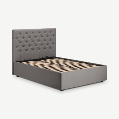 420a8eba33c802b5ce2c7f5974ef7e12e3aa0d8538796de94e79144f2e2e2f01-1.png An Image of Skye King Size Bed with Ottoman Storage, Owl Grey Weave