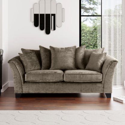 52a8bc14a669592bb5323c29049dfbb88603a3fd8d600f85159108bdc4daffcf.jpg An Image of Giovanna Chenille 3 Seater Sofa Amber Gold
