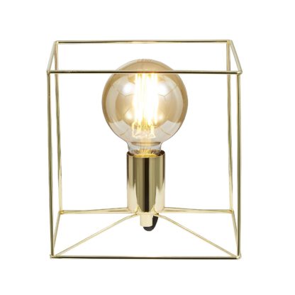 5cde0141c93d7deb19eca44bd8987aeb18f2a1deabf336bf0cbeeafaf5089cb7.jpg An Image of Edge Table Lamp - Satin Brass