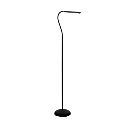 5d042488e18f5d2cac6b190cd6d983b5967f0ca3d88a606db2d4df4e2410fc82.jpg An Image of EGLO Laroa Slim Black Floor Lamp