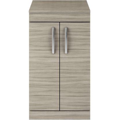 66eb551284dd814bf591780f5504c83d291c22ae4fed091b77f6f9d9d6bf14fe.jpg An Image of Balterley Rio 500mm Freestanding 2 Door Vanity With Worktop - Driftwood