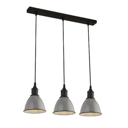 6b67787776e00e5d0424d9e92aad32d51985f828d1bee03e3a52581ad6b068e8.jpg An Image of Country Living Farmhouse Pendant Light - White - 46cm