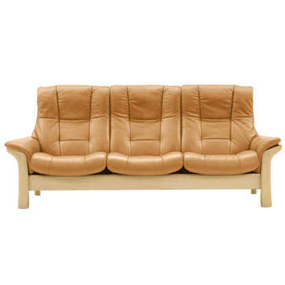 79e501729a022e6f1d98d267cd6a33ac7692b94de5a62e03f5649fe61ba0177f.jpg An Image of Stressless Buckingham High Back 3 Seater, Choice of Leather