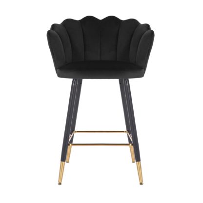 7a410f337de1b5964bcc5ebd790de69f54a384b561ba28427e9c40c7327bc28a-1.jpg An Image of Vivian Velvet Bar Stool Peacock