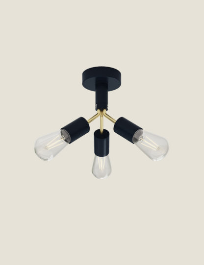 8310e79b407de2a47d73353d1bf3bc0f3bc5e9123acaad2187964752eed13ece.jpg An Image of M&S Exposed Bulb 3 Light Flush Ceiling Light