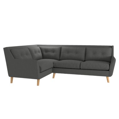 8523b80a05cd2078cf870ee2d466a31e5ce531d85eff8fd21affbf2e0589c0be.jpg An Image of Halston Fabric Corner Sofa Black