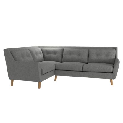 8540282f73e952c82420c3244c9d50d3b2721b185a486cc411a3d6dd8c8ce01f.jpg An Image of Halston Fabric Corner Sofa Black