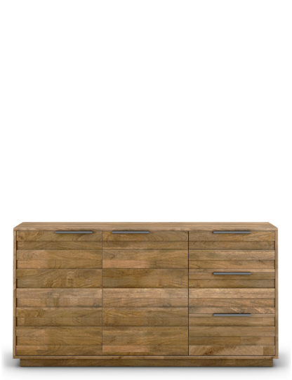 a0c35c0affbe11236e9ca941fb3aadc6d10f57eb55b4e8ee4565c3724e9862d8.jpg An Image of M&S Groove Large 2 Door Sideboard