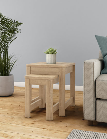a54dd65ba5b184dce6828776a93a8f5d65d2f1b0e357e1d71a447fd9a6d5f4fe.jpg An Image of M&S Cora Nest of Tables