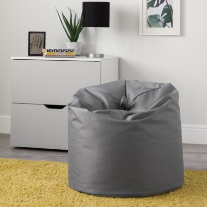 af4f8d49caf6d2d0257c56982e2f9e4ea71721957f2af078ca8749069f990283.jpg An Image of Habitat Large Grey Classic Bean Bag