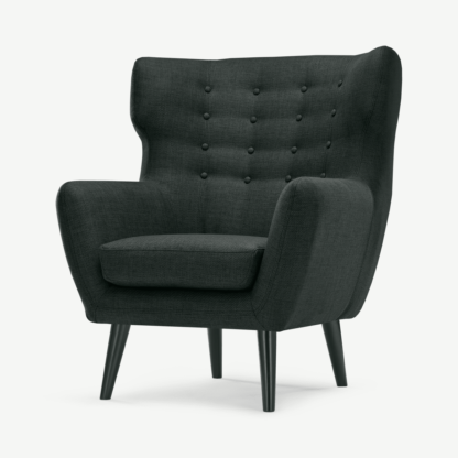 b2fec05d9b5307c6ff94ac3680835a61b89b820838a6f40a46f3412725fb5c53.png An Image of Kubrick Wing Back Chair, Anthracite Grey