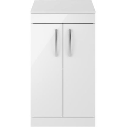 bf5278e39adaab8b1541dea1df2c63431e0f80ea57b3e264b2f048a84fad490c.jpg An Image of Balterley Rio 500mm Freestanding 2 Door Vanity With Worktop - Driftwood