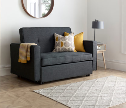 c41ecd85c92e3cc04e074d192a5bf2bde5bd3cc27ef0392b203c710ca6881790.jpg An Image of Troy Grey Fabric Sofa Bed