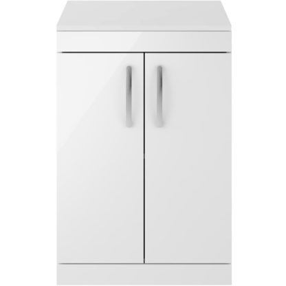 c816a3a08ae4e57b5a7520c0c6c36383e60acdc9f3008b6447a8dff8cbdc5403.jpg An Image of Balterley Rio 500mm Freestanding 2 Door Vanity With Worktop - Driftwood
