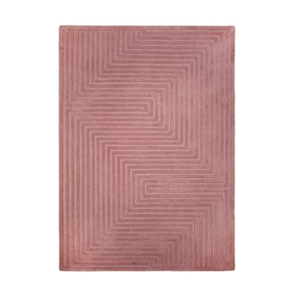 cfd5799e946d681a009f8749fb99ac4a330ec20be4ef7a7a13548d6c85c1cdda.jpg An Image of Maze Wool Rug Maze Blush