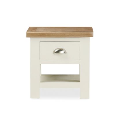 d30d4fe7cdb92247e202c528de6f78f07e9d98ac481b89cdd26601c4b6e6b1ed.jpg An Image of Wilby Cream Lamp Table Cream