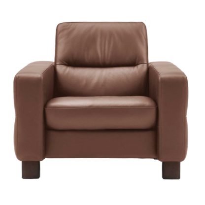 d5f535cb23045549741819bd510ec840159d7b4cd795bf221a91017ce603079c.jpg An Image of Stressless Wave Low Back Chair, Leather