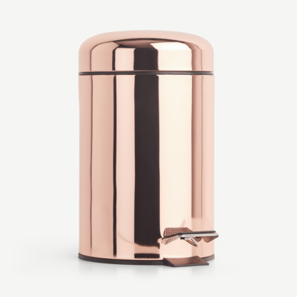 eeab807b525a243ba0e4960ddabe95da557c92aa6533ec9466544eb280714558.png An Image of Lilo Bathroom Pedal Bin 3L, Copper