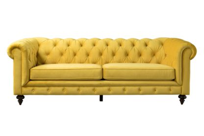f402b02db922514c8a5564ef4d333472becf4ffe48bfd7fd21c5dfdc2f860332.jpg An Image of Monty Three Seat Sofa - Mustard