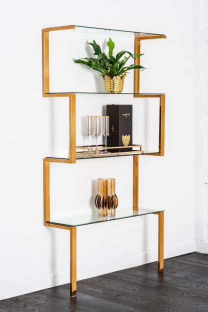 f52a2a0d7dcf99223e5a113e564a4138c884ee3d269dcd8b74ddb7113d3d42ac.jpg An Image of Miko Single Shelf Unit Brass