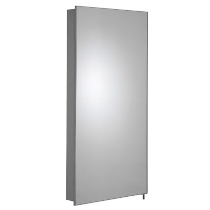 houston illuminated cabinet An Image of Croydex Houston Corner Illuminated Aluminium Bathroom Cabinet