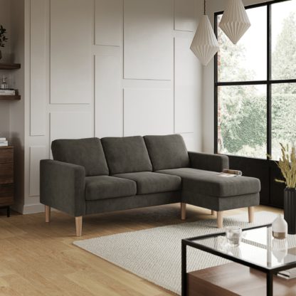 0f68e3d2608772566be824a179218bb20eae7f92950383c484ef436c36277746.jpg An Image of Jacob Cord Compact Corner Chaise Sofa Charcoal