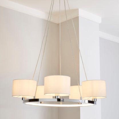 4a568dc146e74b670c76a0bf7b2cff240ed2b3d6e2e8c0c28ae447288c16b879.jpg An Image of Talinn Dual Lit Integrated LED Ceiling Fitting White