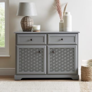 An Image of Carys Small Sideboard Grey