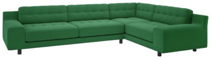 892b3358e37b728d920427d681cf2044f1ae7d6ac1f72dbaef0427fb61998f2d.jpg An Image of Habitat Hendricks Left Corner Velvet Chaise - Teal